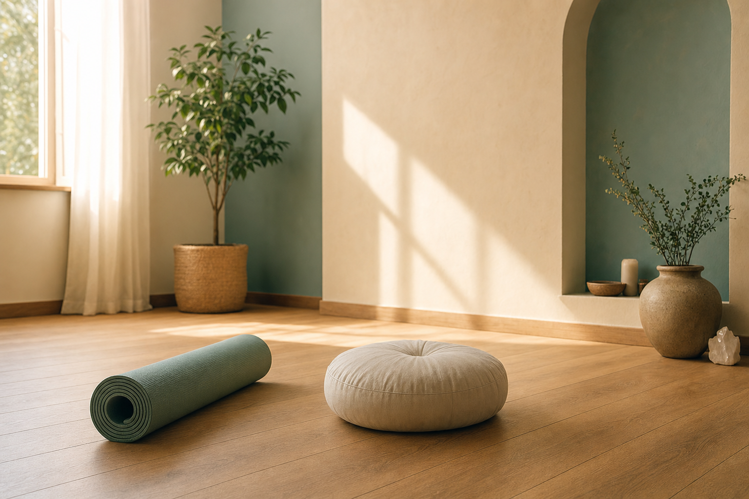 Yoga and meditation studio